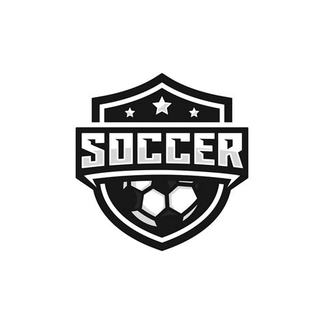 Soccer team emblem logo design vector illustration 18937874 Vector Art at Vecteezy