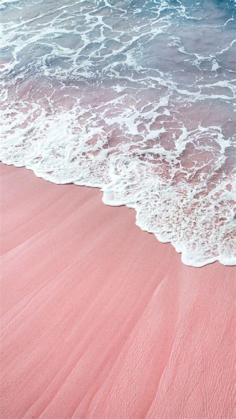 Pink Beach Wallpaper Aesthetic