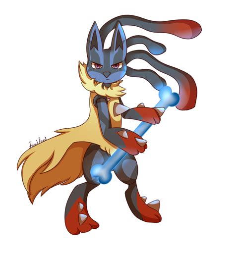 Mega Lucario by Foxiford on DeviantArt