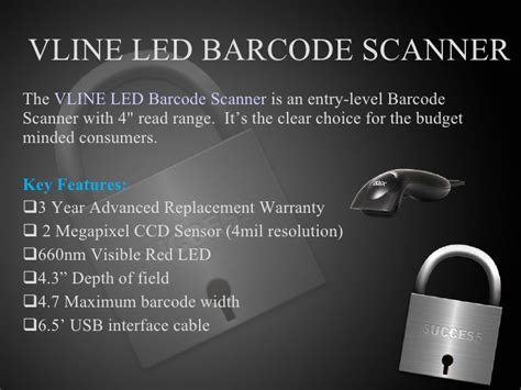 Barcode scanner types