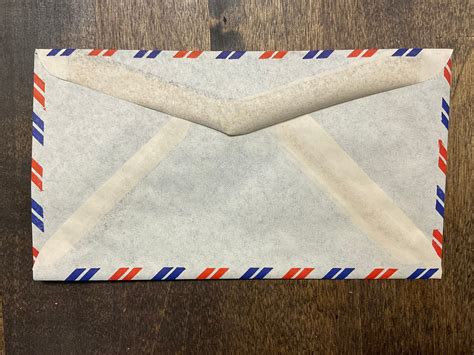 Vintage Air Mail Envelopes Set of 5 - Etsy UK