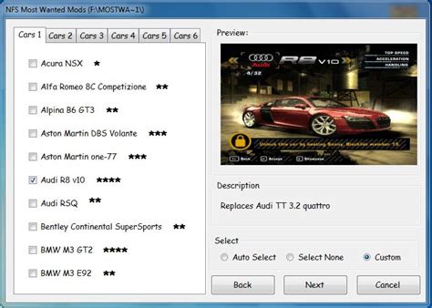 NFS Most Wanted Mods Collection addon - ModDB