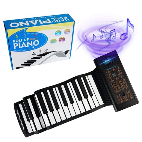 Buy 88 Keys Portable Piano With Storage Bag,Keyboard Hand Roll Piano,Roll Up Keyboard Piano ...