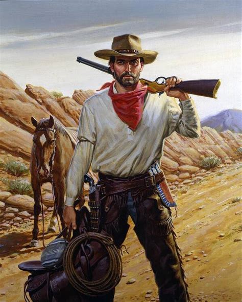 Cowboy Art Print by Ed Vebell - Photos.com