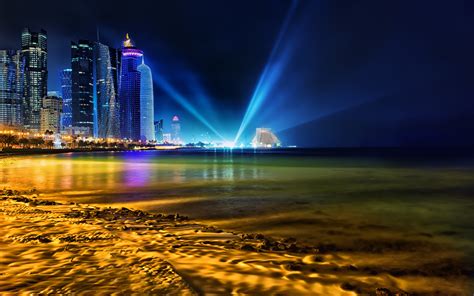 Doha Qatar Skyline Wallpapers | HD Wallpapers | ID #13216