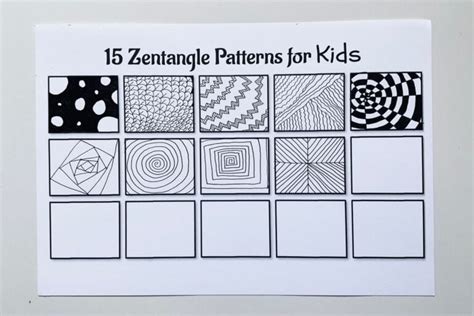 Zentangles (Patterns for Beginners) – Part 1 – Lightly Sketched