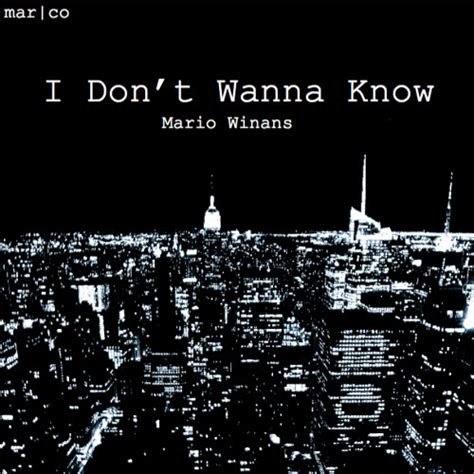 Mario Winans I Don't Wanna Know (2004) IMVDb, 40% OFF