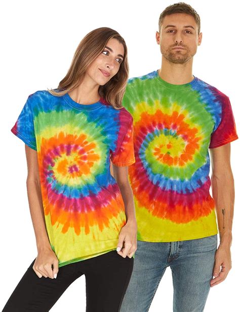 Daresay - Daresay Tie Dye Style T-Shirts Women - Fun, Multi Color designs Tops - Walmart.com ...