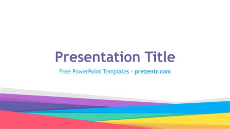 Free Colorful PowerPoint Template - Prezentr PowerPoint Templates