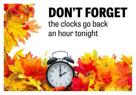 Daylight Savings Clocks Go Back