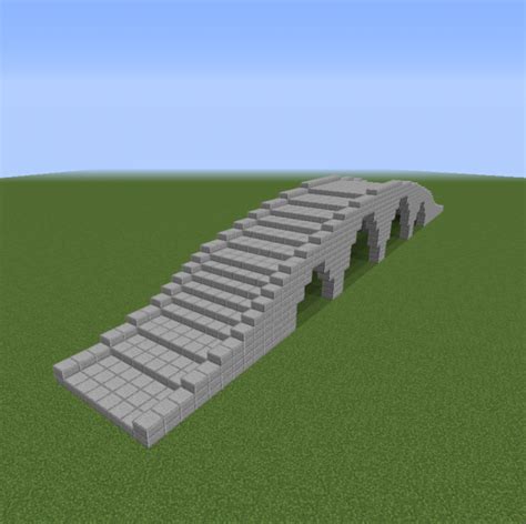 Stone Arch Bridge - Blueprints for MineCraft Houses, Castles, Towers, and more | GrabCraft