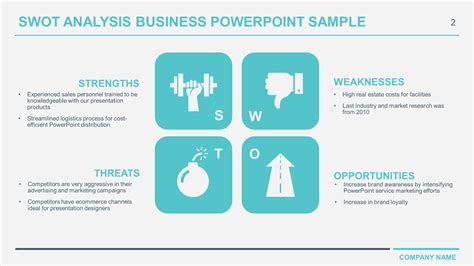 Swot Powerpoint Template Free