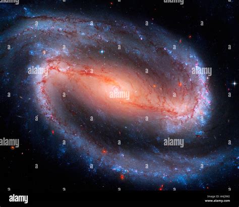 Barred spiral galaxy hi-res stock photography and images - Alamy