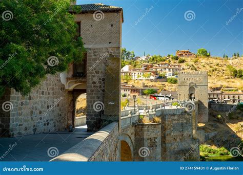 Toledo, Spain. San Martin Bridge Stock Image - Image of landscape, martin: 274159431