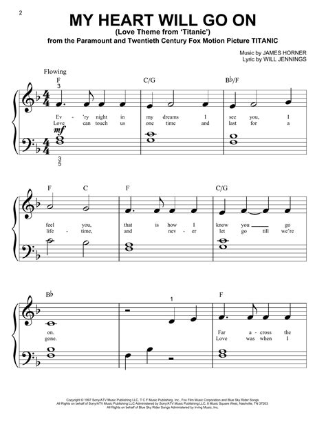 My Heart Will Go On (Love Theme from Titanic) | Sheet Music Direct