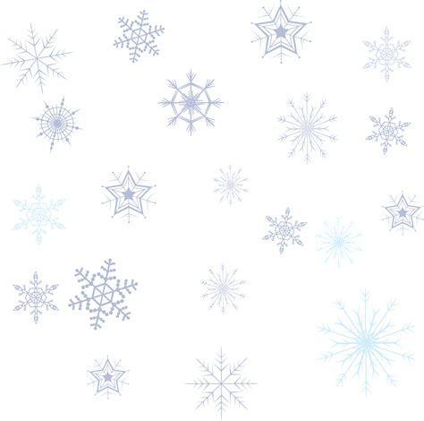 Snowflake Pattern - Variety Snowflake Collection png download - 2732*2714 - Free Transparent ...