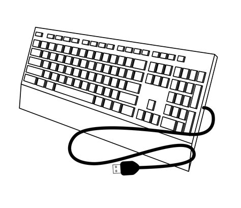 Computer Keyboard Drawing PNG - MyFreeDrawings