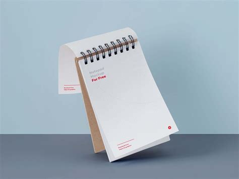 Free Notepad Mockup (PSD)