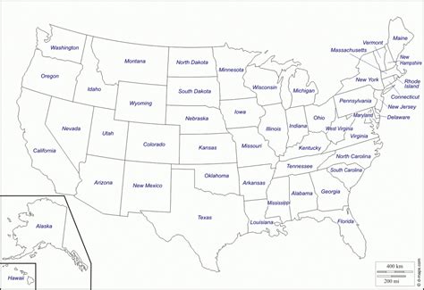 Printable USa Map – Printable Map of The United States