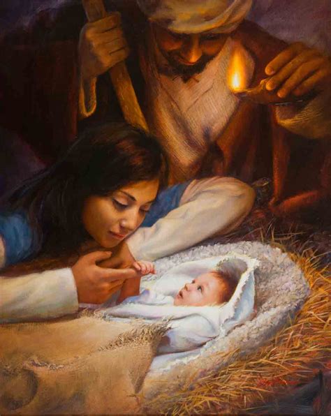 Baby Jesus Painting Lds