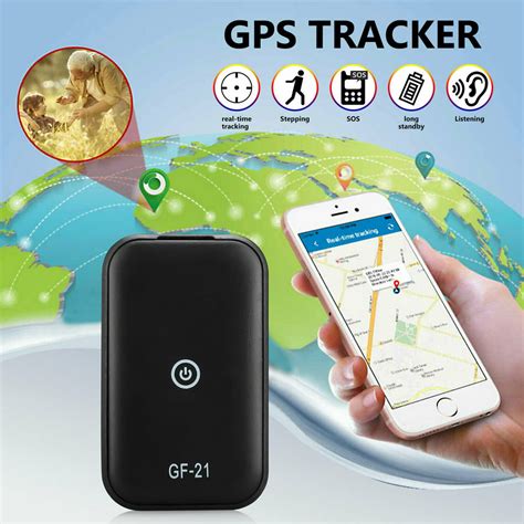 GPS Tracker for Vehicle, Car, Truck, RV, Equipment, Mini Hidden Tracking Device for Kids and ...