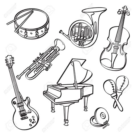 Musicals, Musical instruments drawing, Musical instruments