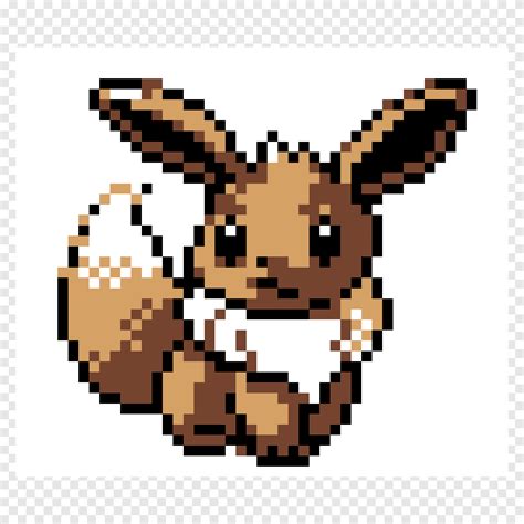 Gioco di carte collezionabili Pokémon di Minecraft Eevee Pixel art, pixel art minecraft, arte ...