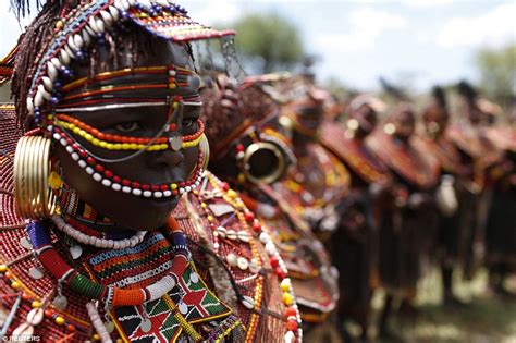 Inside the 'traditional' tribal wedding ceremony that still takes place in Kenya | Daily Mail Online