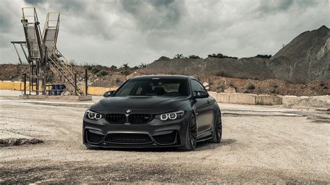 Download Black Car Car BMW Vehicle BMW M4 HD Wallpaper