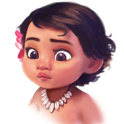 Baby Moana cutie pie | Disney cartoons, Moana, Disney