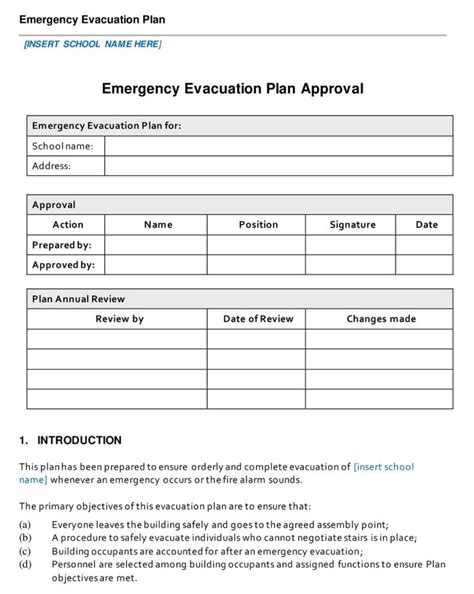 Printable Fire Evacuation Plan Template Printable Templates Free – Themelower