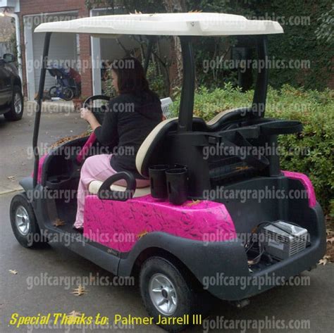 Golf Cart Pink Satin vinyl wrap, Pink Golf Cart decals, DIY golf cart wraps | Powersportswraps.com