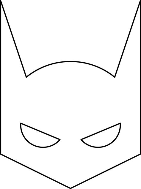 Batman Mask Coloring Pages Sketch Coloring Page | Batman mask, Superhero masks, Superhero mask ...