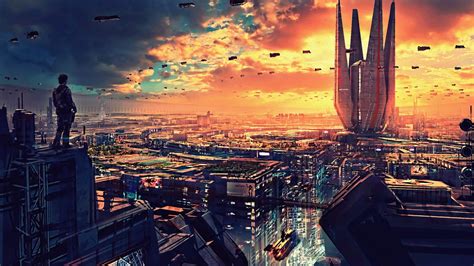 Wallpaper futuristic, future world, 4K, Art #20319