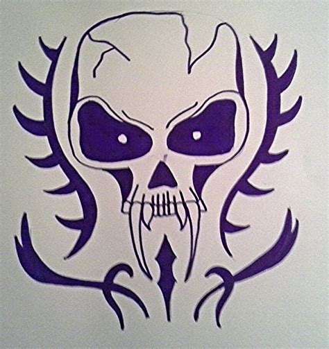 Vampire Skull Drawing at GetDrawings | Free download