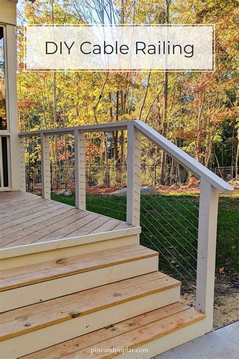 DIY Cable Railing - an easy deck upgrade!