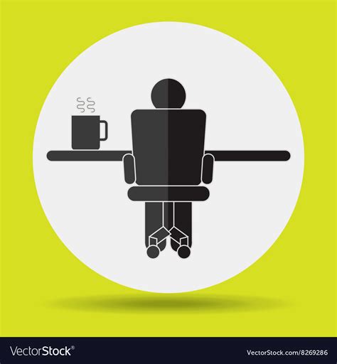 Office icon design Royalty Free Vector Image - VectorStock