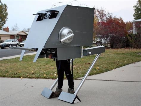 Imperial walker DIY Halloween costume | Star wars diy, Star wars halloween, Star wars decor