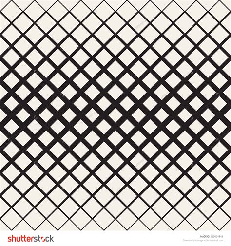 Vector seamless pattern. Modern stylish texture. Geometric ornament. Diagonal square grid with ...