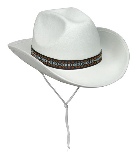 Western - White Felt Cowboy Hat - Walmart.com - Walmart.com