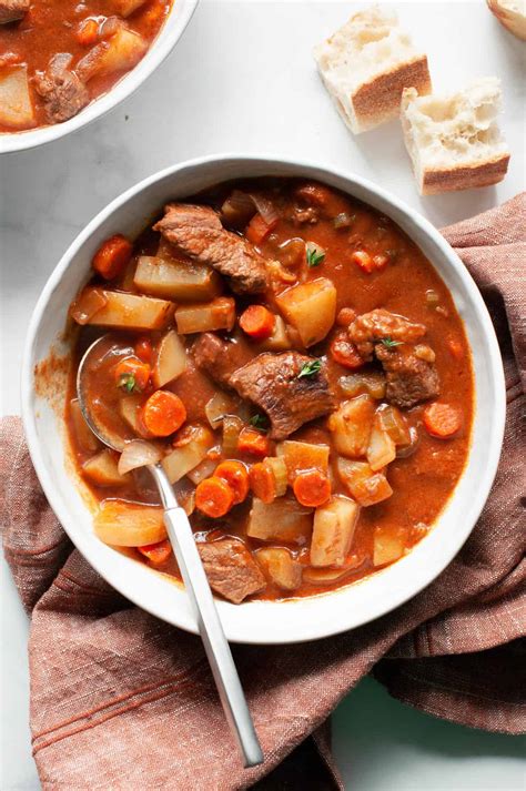 Stove Top Beef Stew Recipe | Erin Lives Whole