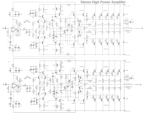 Amplifier Circuit Schematic Diagram