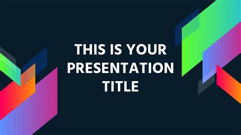 Colorful Geometric. Free PPT & Google Slides Template — SlidesCarnival