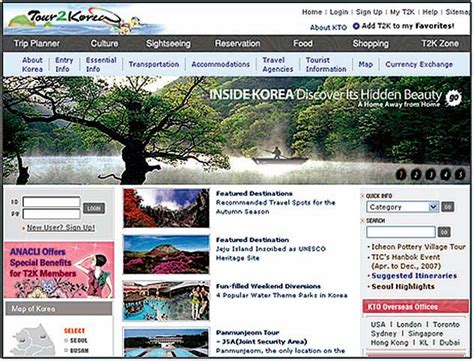 Korea Tourism Organization website (Tour2Korea.com). | Download Scientific Diagram