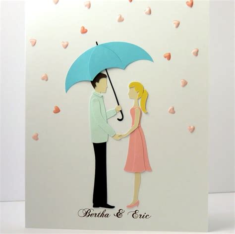 Personalized Anniversary Card Handmade Anniversary Card With - Etsy