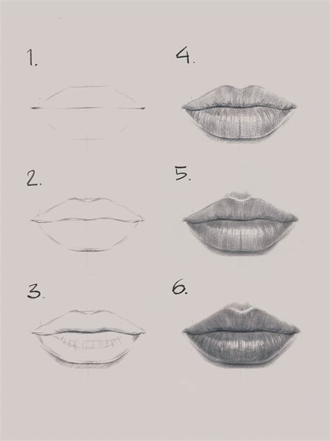 How To Draw A Lips Step By Step Easy at Drawing Tutorials