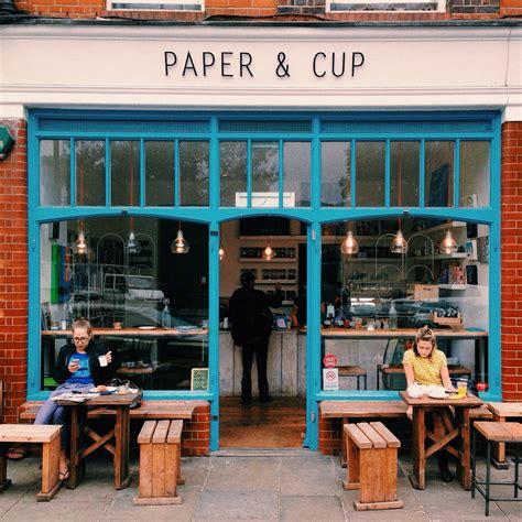 Paper & Cup brings book nook to urban London patio in this quirky coffee shop. Photo: Rob ...