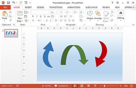 Make-curved-arrows-in-PowerPoint-2013.png - SlideModel