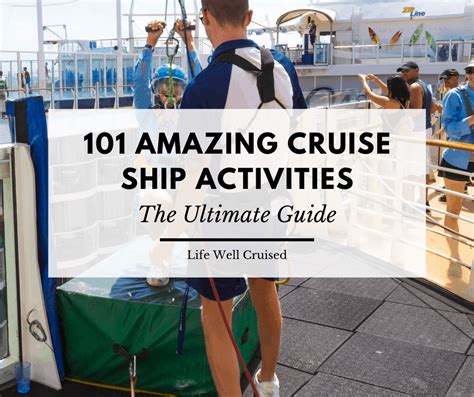 Haut 107+ imagen cruise ship activities list - fr.thptnganamst.edu.vn