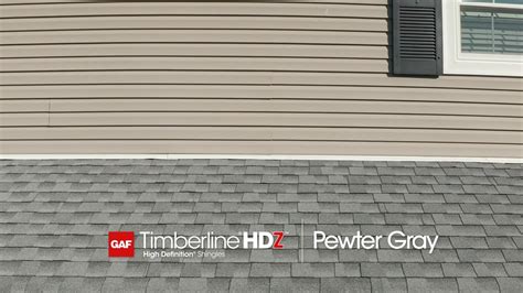 Pewter Grey Roof Shingles - Coated pewter grey roofing shingles.